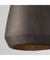 Della 1-Light Pendant Terracotta Umber