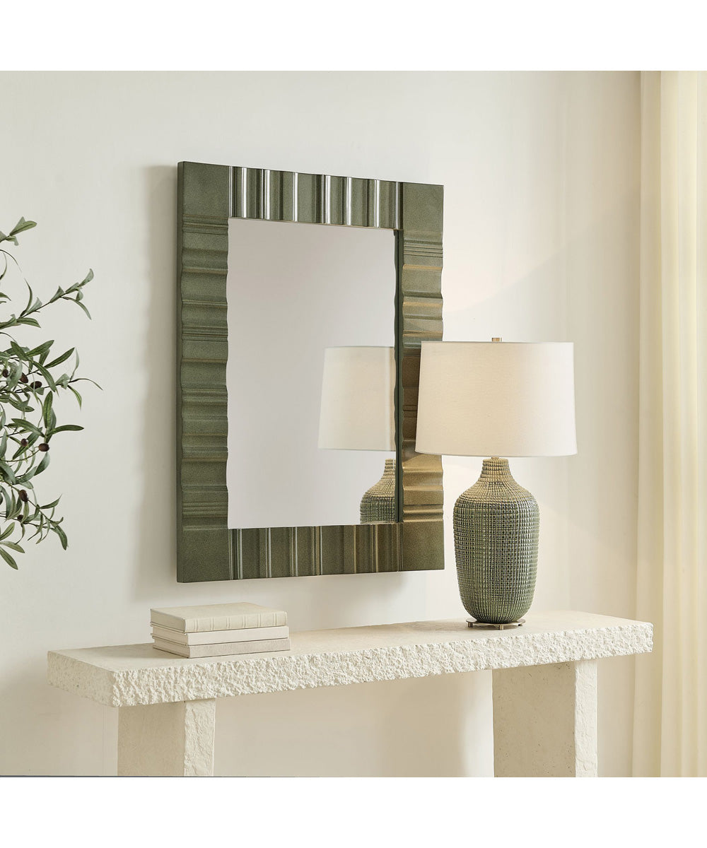 Quincey Olive Green Mirror