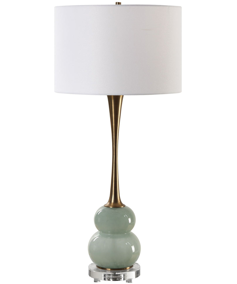 Sanctuary Green Gray Table Lamp