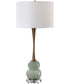 Sanctuary Green Gray Table Lamp