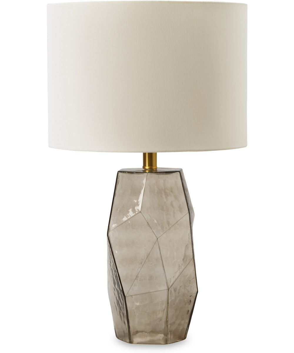 Taylow Glass Table Lamp Gray