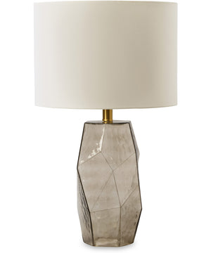 Taylow Glass Table Lamp Gray