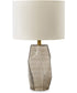 Taylow Glass Table Lamp Gray