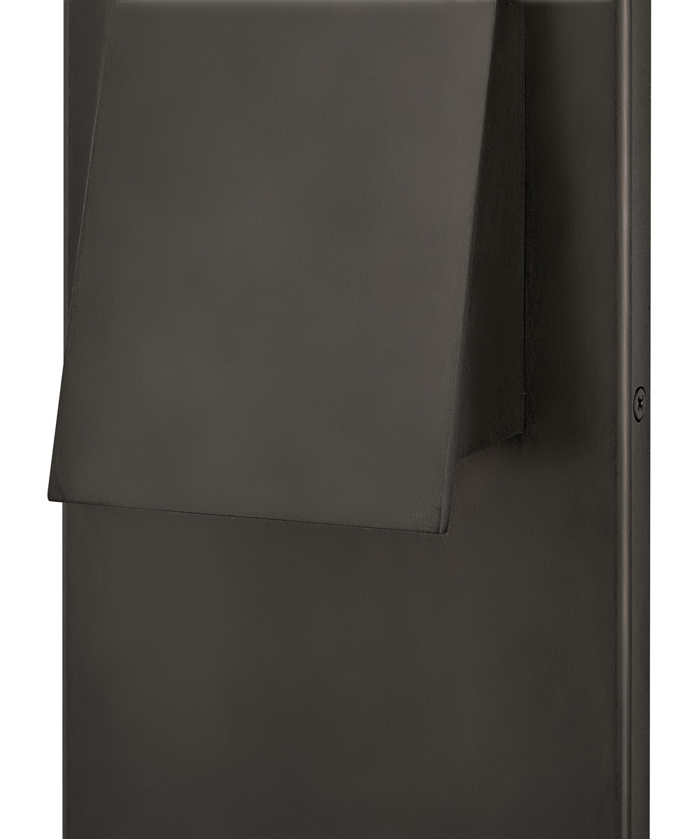 Fold LED-Light Medium Wall Mount Lantern in Black Oxide