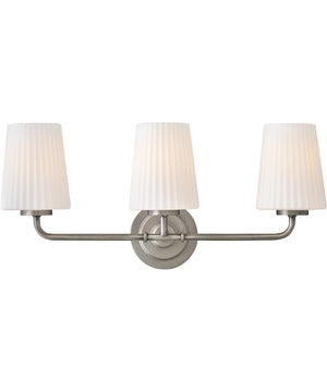 McKenna 3-Light Medium Three Light Vanity in Antique Nickel