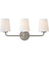 McKenna 3-Light Medium Three Light Vanity in Antique Nickel