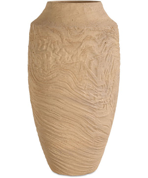 Sandstone Flow Large Terracotta Vase