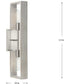 Boundary 2-Light Wall Bracket Brushed Nickel