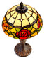 Innsdale Rose 15.25 Inch  Tall Handmade Tiffany Accent Lamp