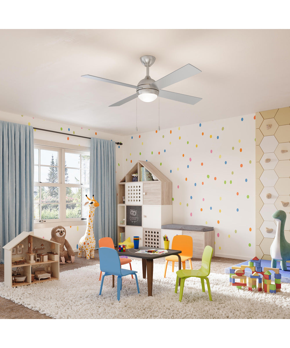 Tavo 52-in. 4-Blade LED Modern Ceiling Fan Brushed Nickel