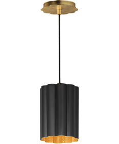 Primrose 1-Light Pendant Gold Leaf