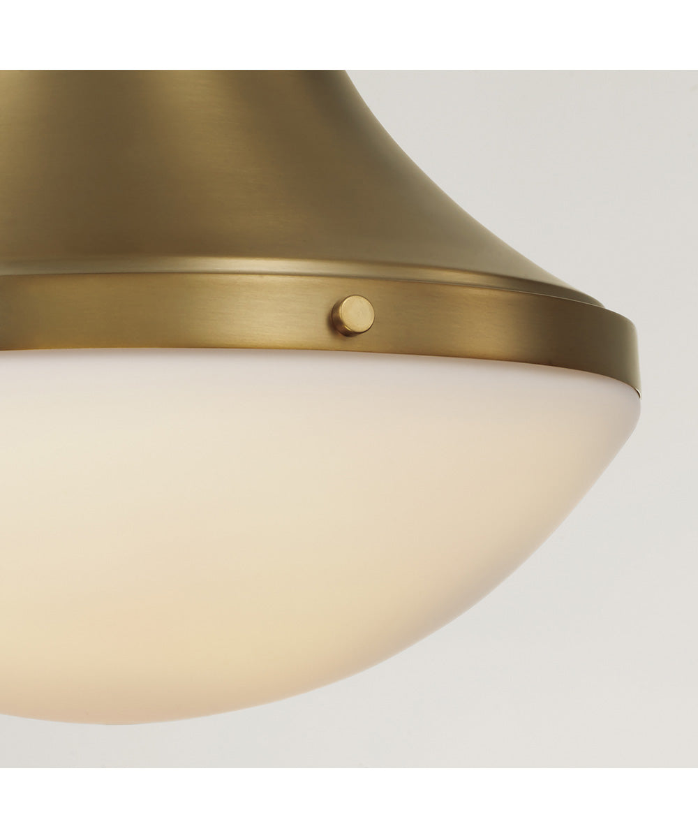 Arlo 1-Light Pendant Aged Brass