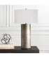 V-Groove Modern Table Lamp