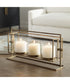 Wenman Gold Triple Candleholder