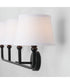 Dawson 4-Light Vanity Matte Black