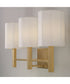 Adrian 3-Light Vanity Aged Brass