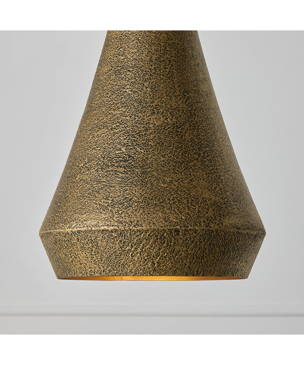 Savari 1-Light Pendant Artisan Gold