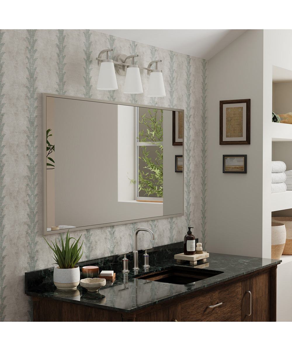 Drake 3-Light Vanity Brushed Nickel