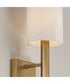 Adrian 1-Light Sconce Aged Brass