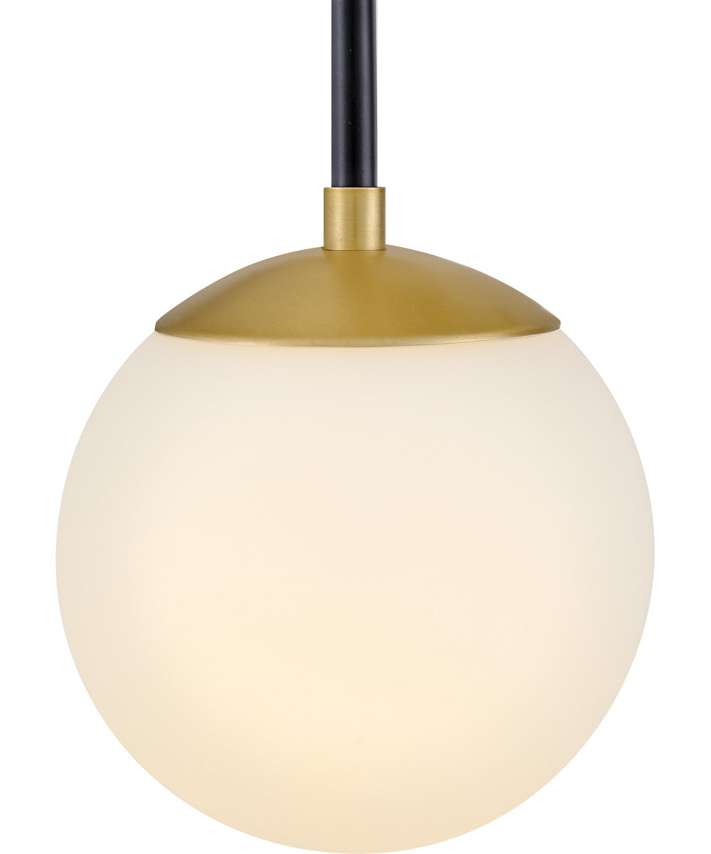 Auggie 1-Light Medium Single Light Sconce in Black