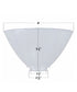 8"W x 6"H Reflector-Type IES Replacement Shade for Stiffel