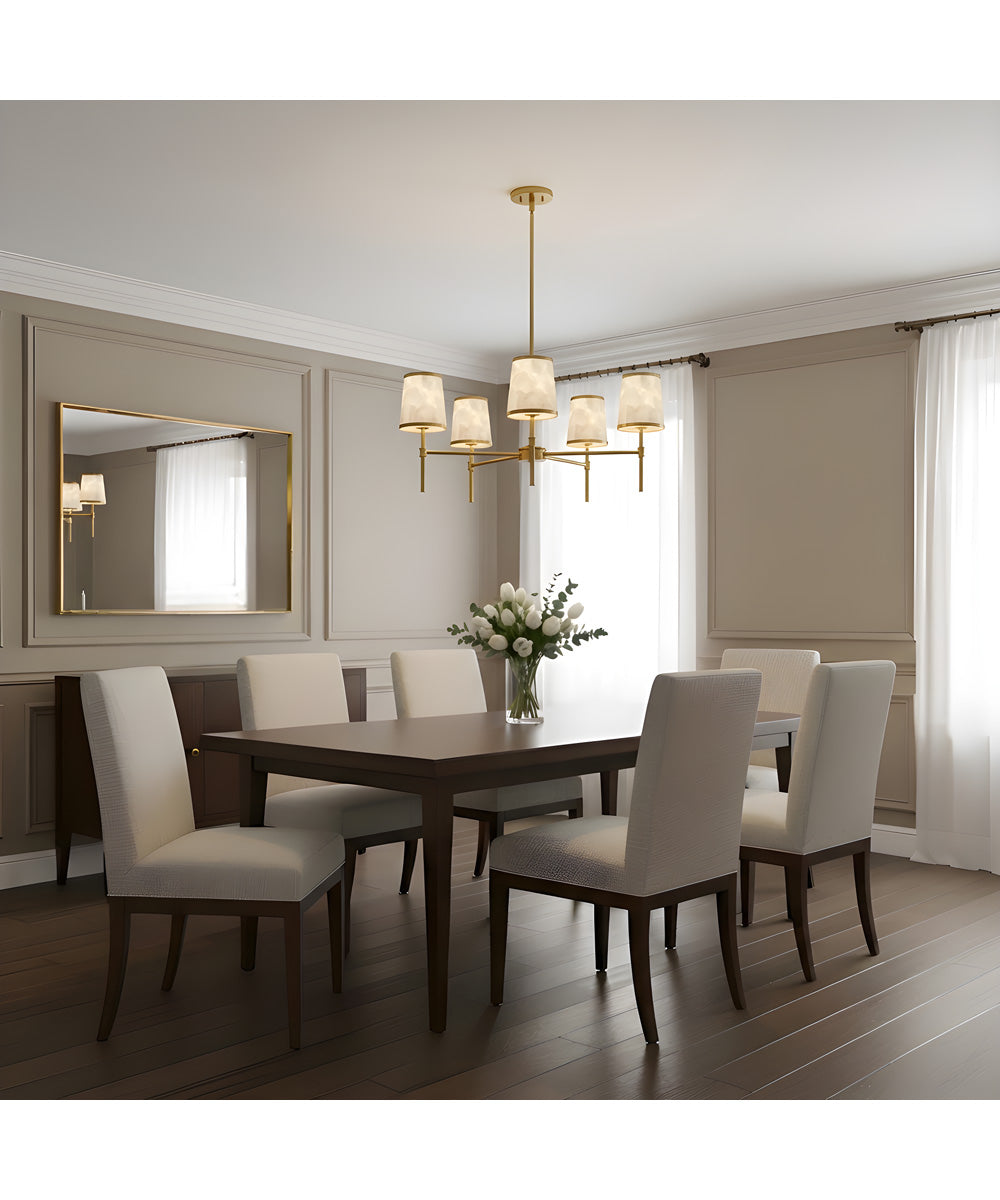 Windley 5-light Chandelier Brushed Gold