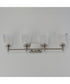 Julip 4-Light Bath Vanity Satin Nickel