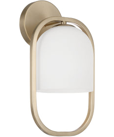 Zeek 1-Light Sconce Matte Brass