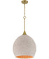 Keira 1-Light Lighting Satin Brass