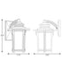 Pedigree Collection Autumn Haze 1 Light Outdoor Large Wall Lantern 17"H by Progress
