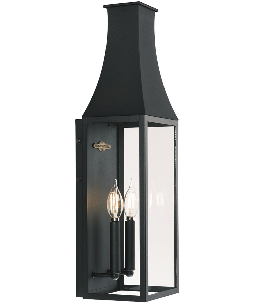 Radcliffe 2-Light Large Outdoor Wall Lantern Black