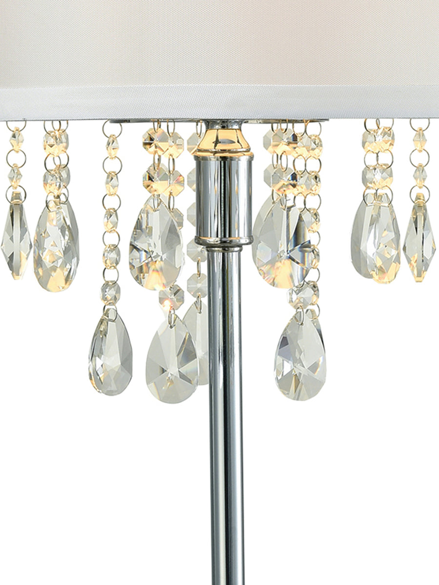 Essence 32.5 Inch  Tall Crystal Table Lamp