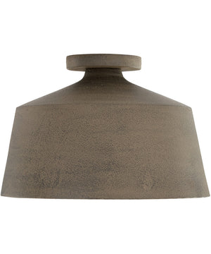 Quarry 1-Light Semi-Flush Clay