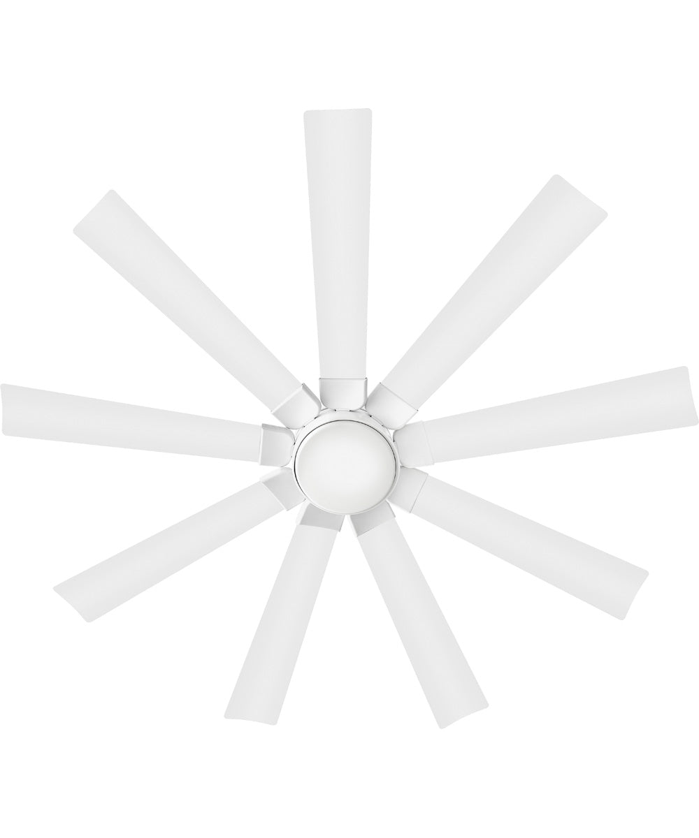 Turbine 60" LED Smart Fan Chalk White