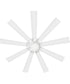 Turbine 60" LED Smart Fan Chalk White