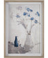 Blue Flowers In Vase Framed Print
