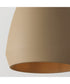 Della 1-Light Pendant Terracotta Sand