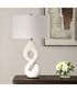 Meridian Ivory Stone Table Lamp