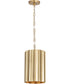 Allegra 1-Light Mini Pendant Weathered Brass