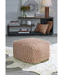 Brynnsen Pouf Rust/Ivory