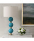 Palawan Blue Glaze Table Lamp