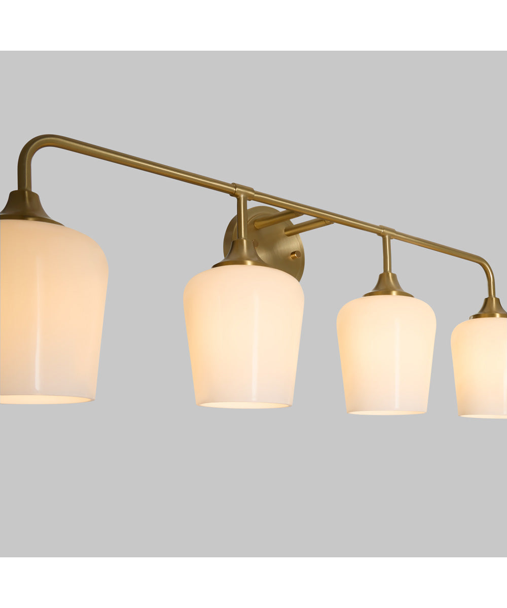 Raymond Wall Mount Light Fixture Aged Brass