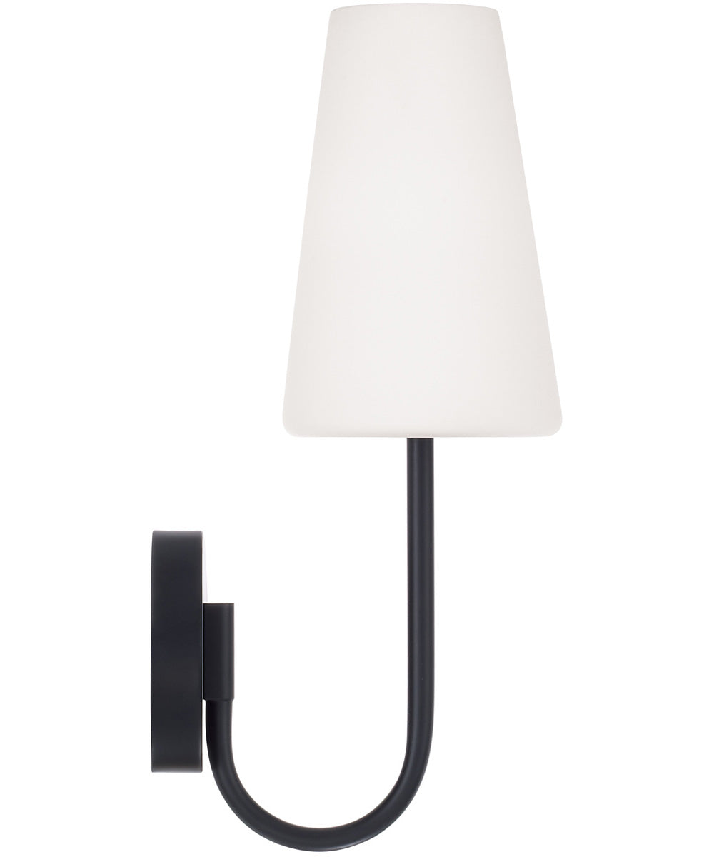 Averitt 1-Light Sconce Matte Black
