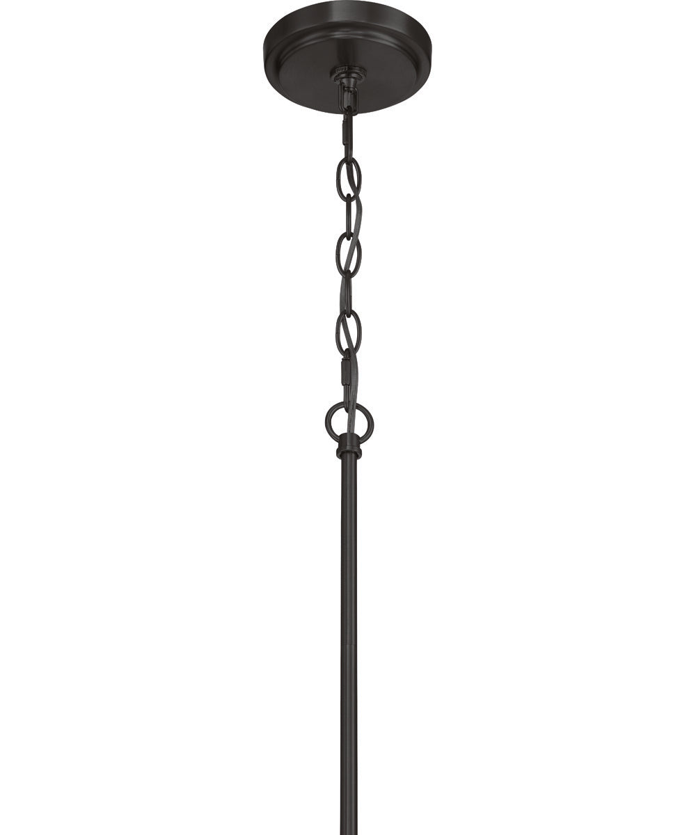 Pleated 6-Light Lighting Flat Black