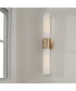 Parson 2-Light Sconce Matte Brass