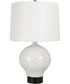 Collar Gloss White Table Lamp