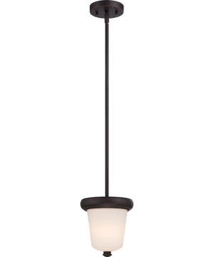 7"W Dylan 1-Light LED Pendant Mahogany Bronze