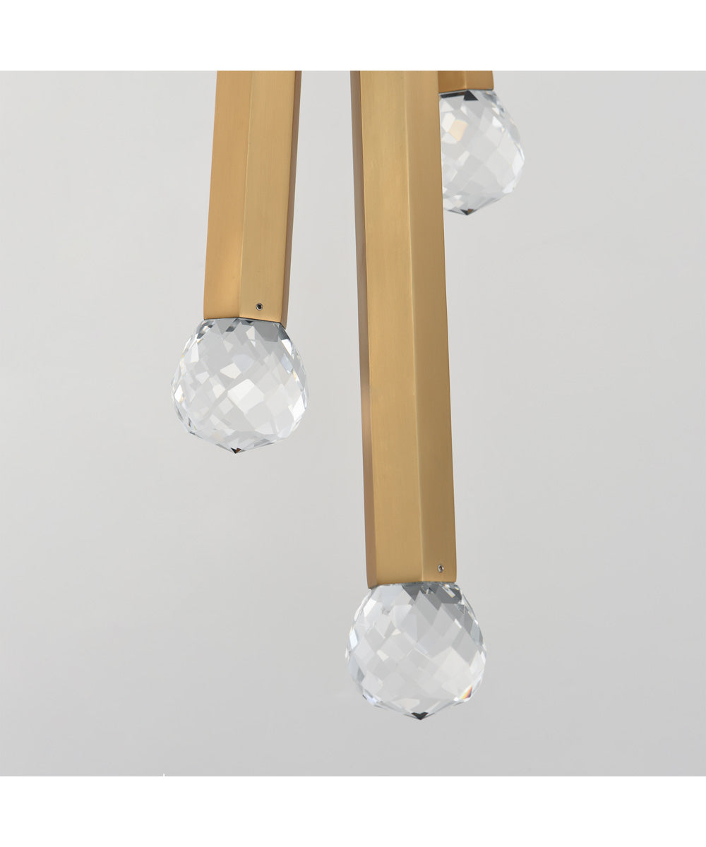 Allumettes 3-Light LED Pendant Gold