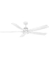 Bodin 64" LED Smart Fan Matte White