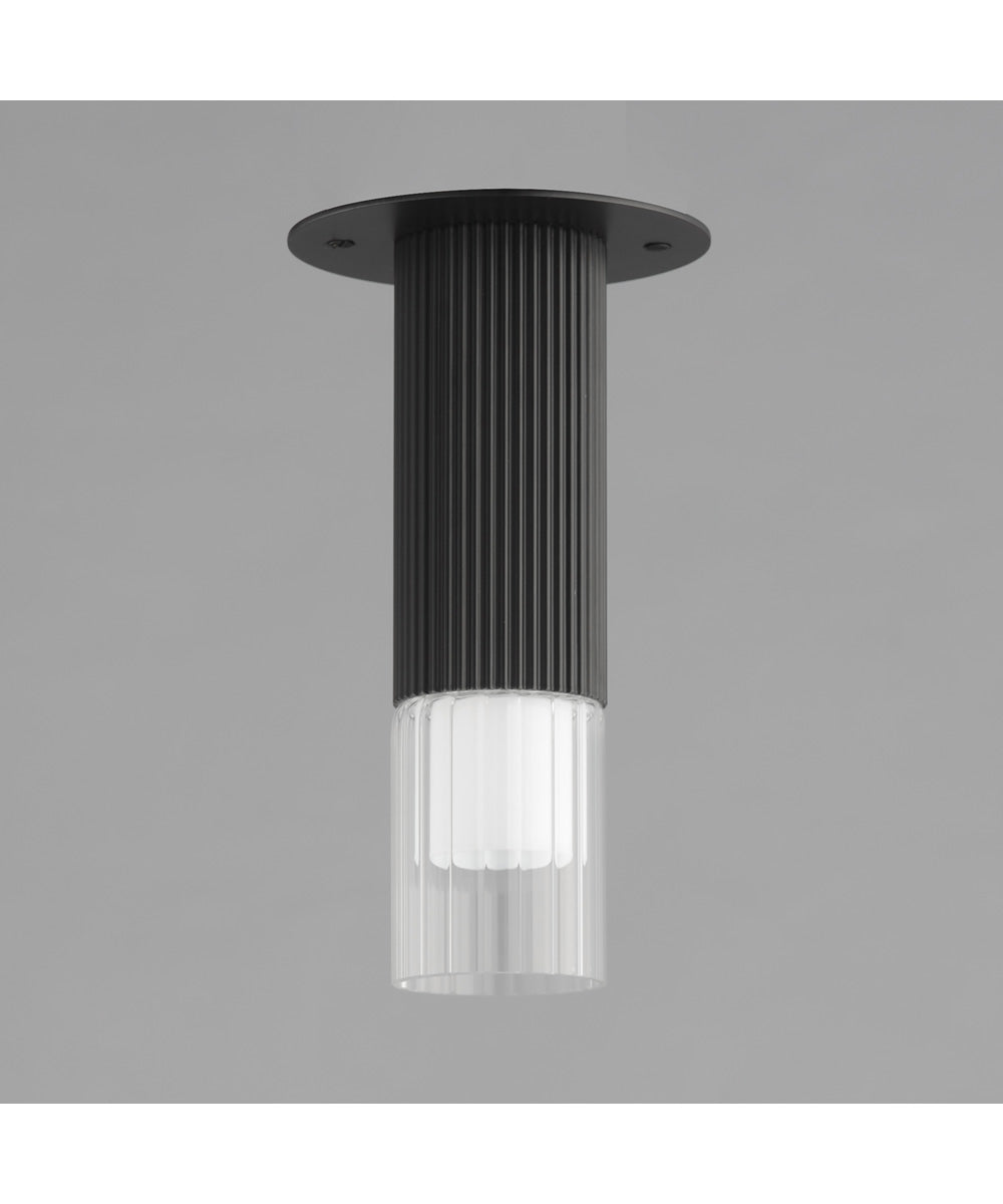 Reeds LED Flush Mount Black